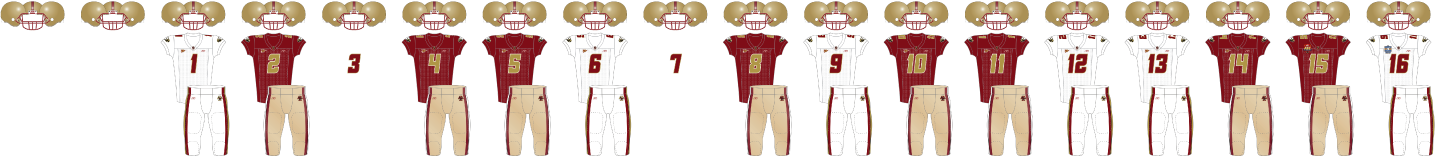 2008 Boston College Uniform Combinations