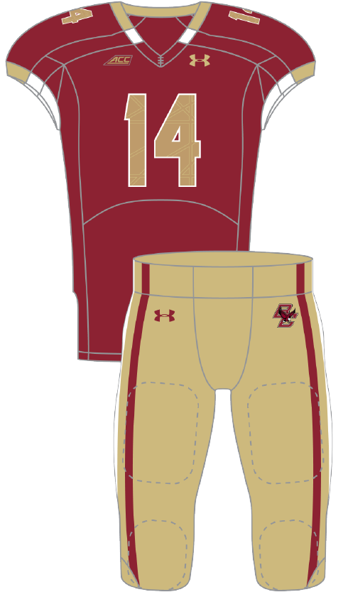 Boston College 2014 maroon