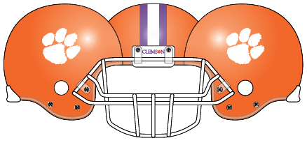 Clemson 2003 Orange Helmet