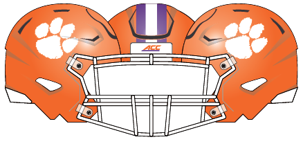 clemson 2014 Orange Helmet
