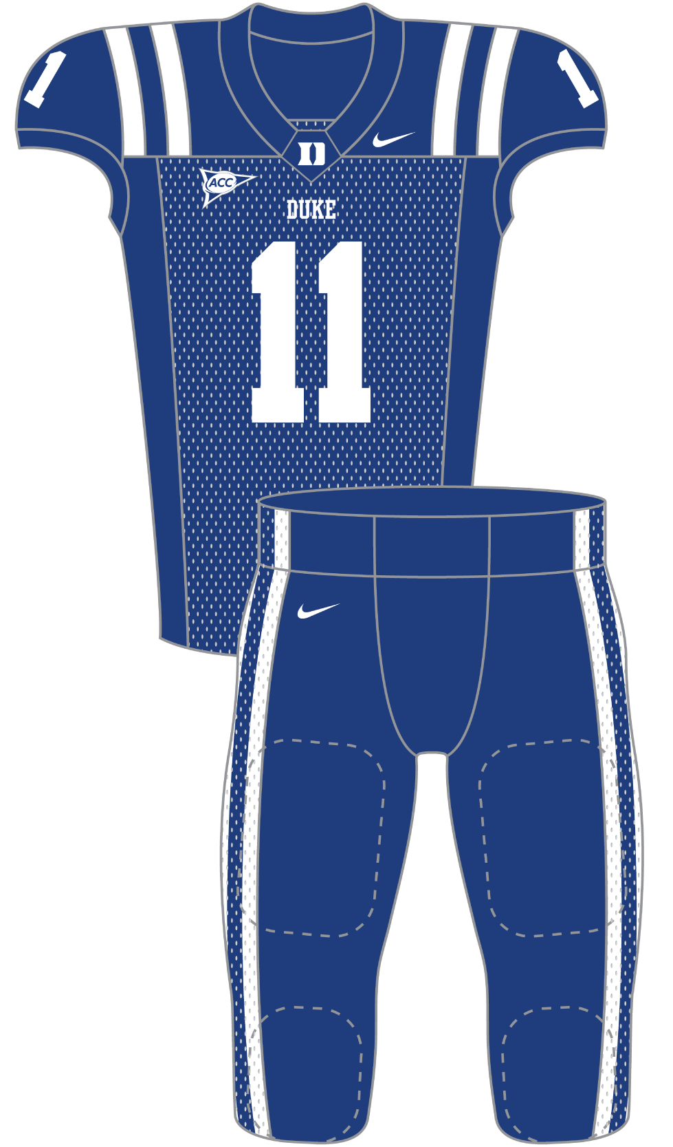 Duke 2011 Blue Uniform