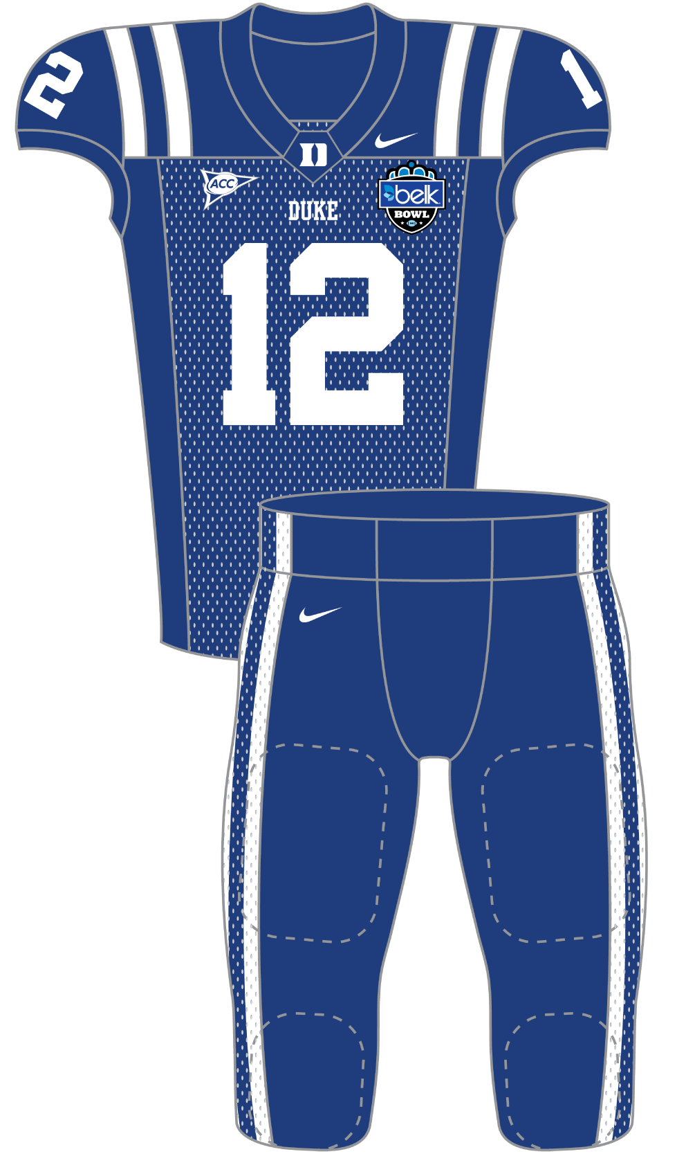 Duke 2012 Blue Uniform