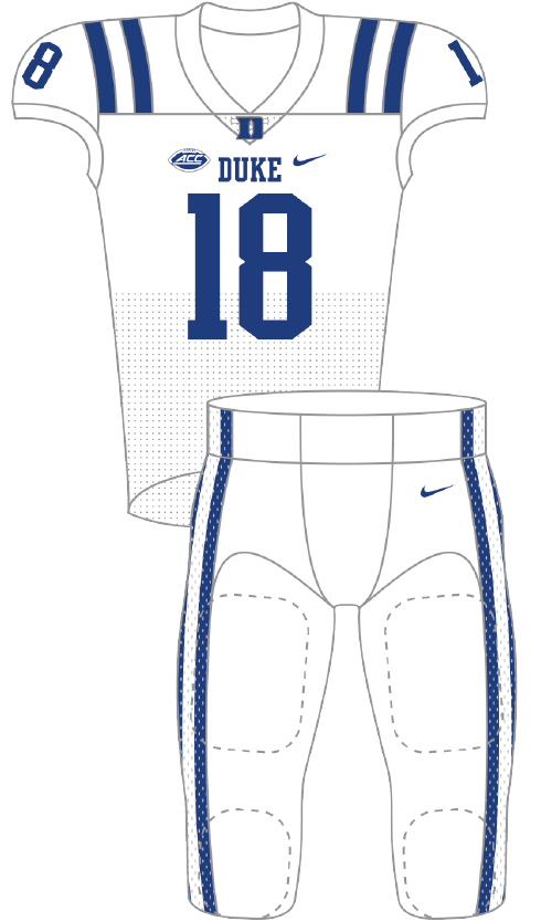 Duke 2018 White Uniform