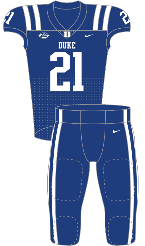 Duke 2021 Blue Uniform