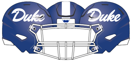 Duke 2021 Blue Script Helmet
