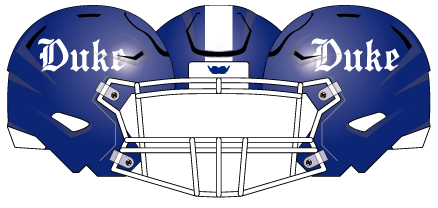 Duke 2023 White Gothic Helmet