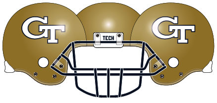 Georgia Tech Gold Helmet