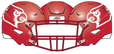 Louisville 2018 Helmet Red