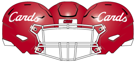 Louisville 2021 Helmet Red Script