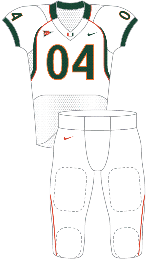 Miami 2004 White Uniform