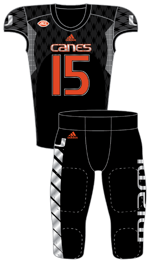 Miami 2015 Black Ice Uniform