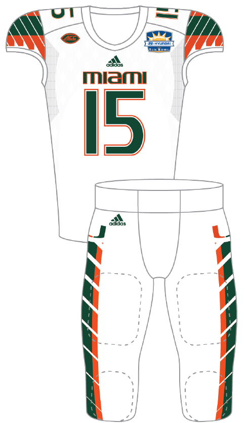 Miami 2015 White Uniform