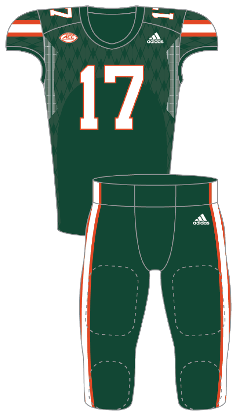 Miami 2017 Green Uniform