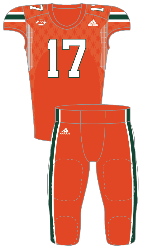 Miami 2017 Orange Uniform