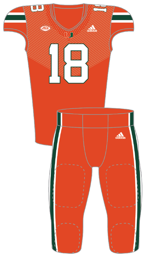 Miami 2018 Orange Uniform