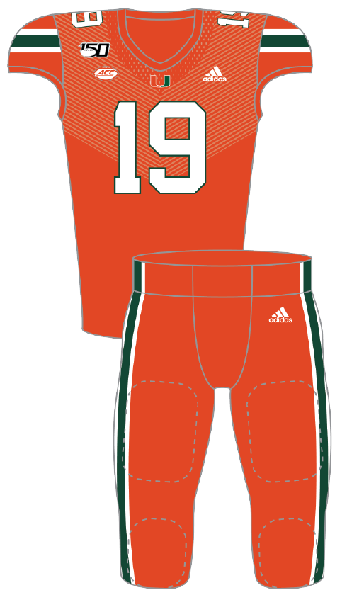Miami 2019 Orange Uniform