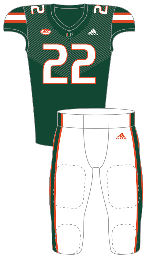 Miami 2022 Green Uniform