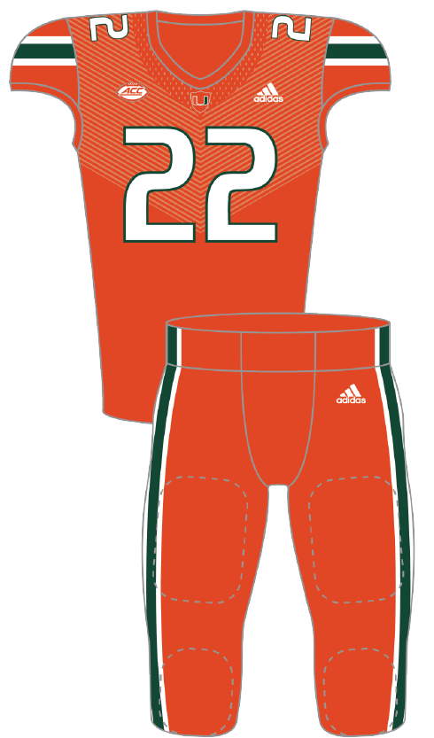 Miami 2022 Orange Uniform