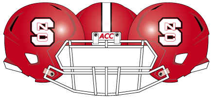 2013 NC State Red Helmet