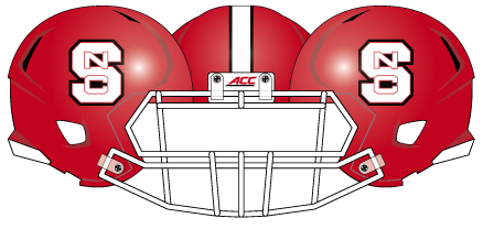 2013 NC State Red Helmet
