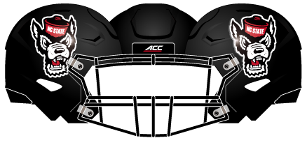 2018 NC State Black Helmet