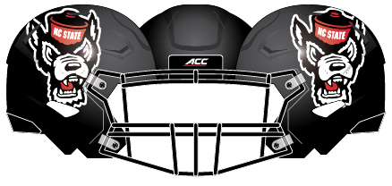 2020 NC State black Helmet