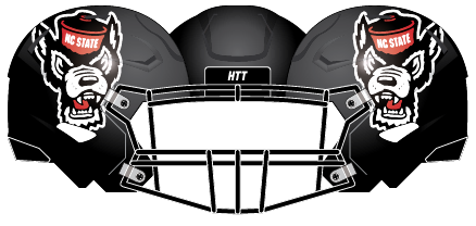 2021 NC State black Helmet
