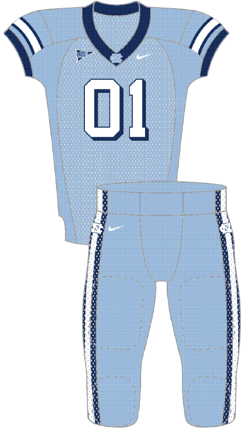 North Carolina 2001 Blue Uniform
