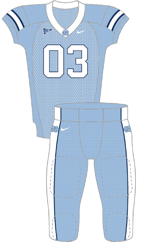 North Carolina 2003 Blue Uniform