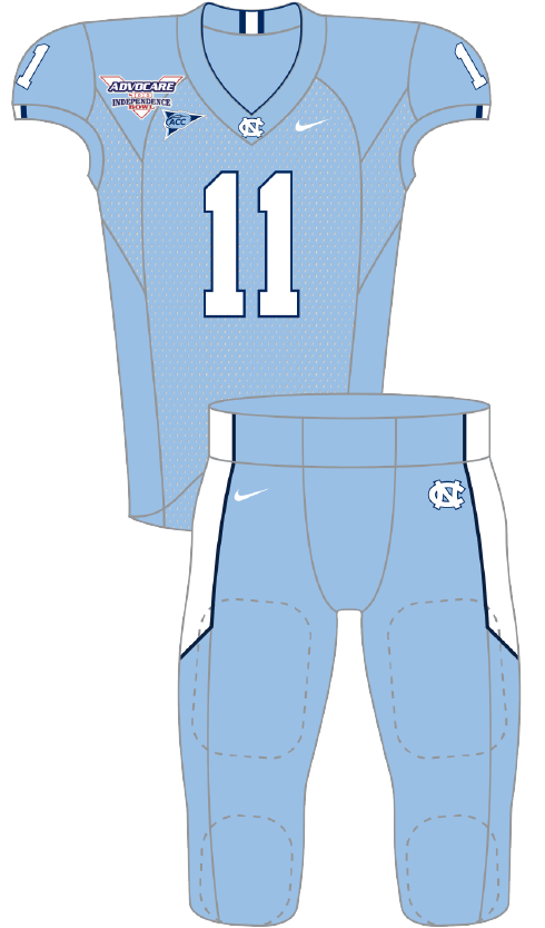 North Carolina 2011 Blue Uniform
