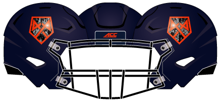 Syracuse 2017 Helmet Blue Camo