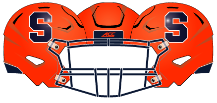 Syracuse 2017 Helmet Orange