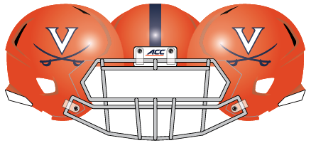 Virginia 2014 Orange Helmet