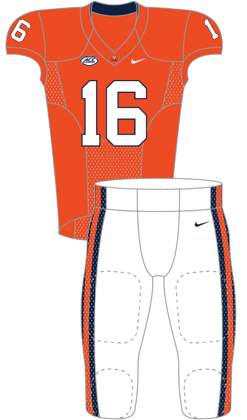 Virginia 2016 Orange Uniform