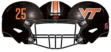Virginia Tech 2015 Black Helmet