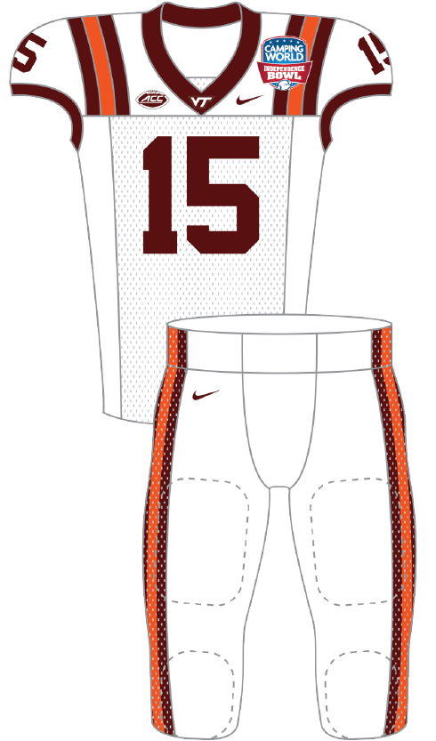 Virginia Tech 2015 White Uniform