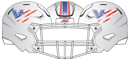 Virginia Tech 2017 Flag Helmet