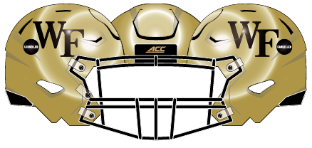 Wake Forest 2020 Cancelled Helmet