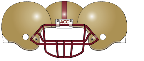Boston College 2005 Gold Helmet