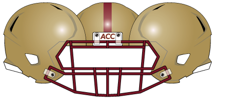 Boston College 2005 Gold Helmet