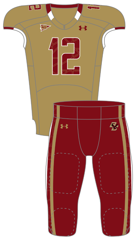 Boston College 2012 gold Pants
