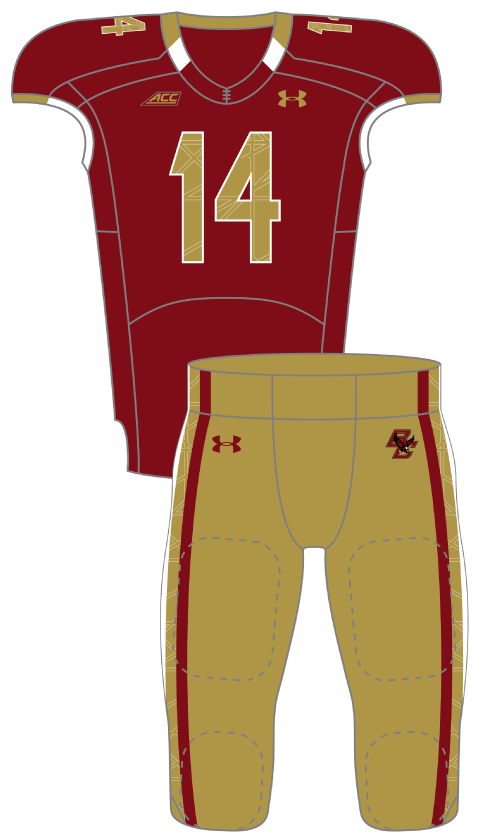 Boston College 2014 maroon