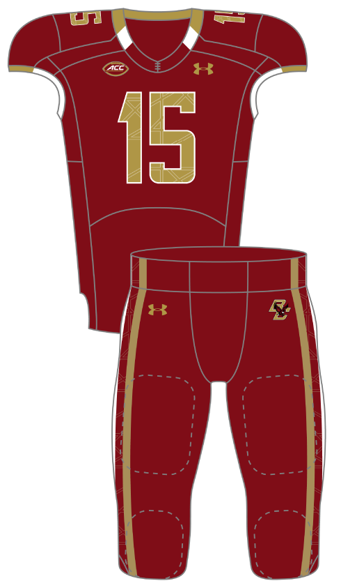 Boston College 2015 maroon