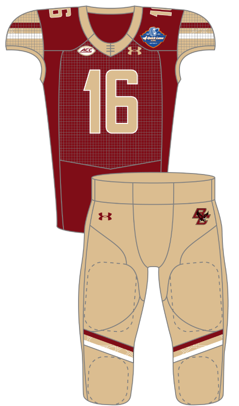 Boston College 2016 maroon