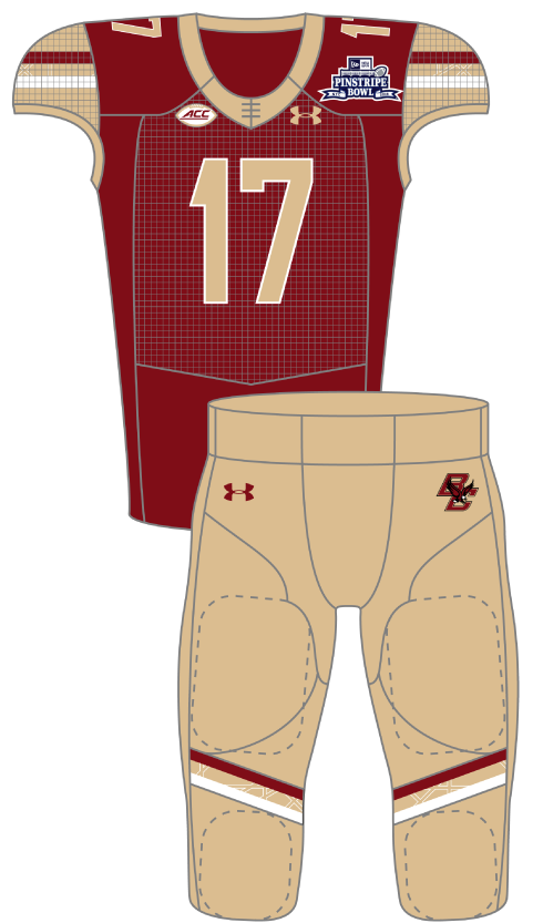 Boston College 2017 maroon