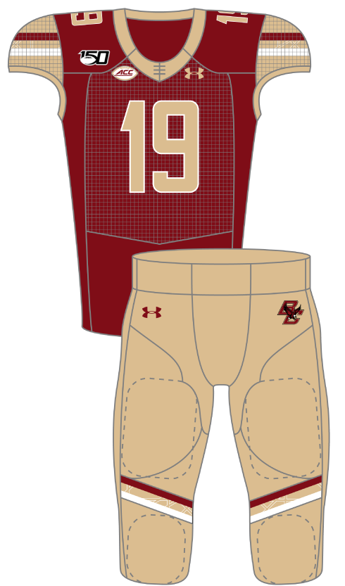 Boston College 2019 maroon