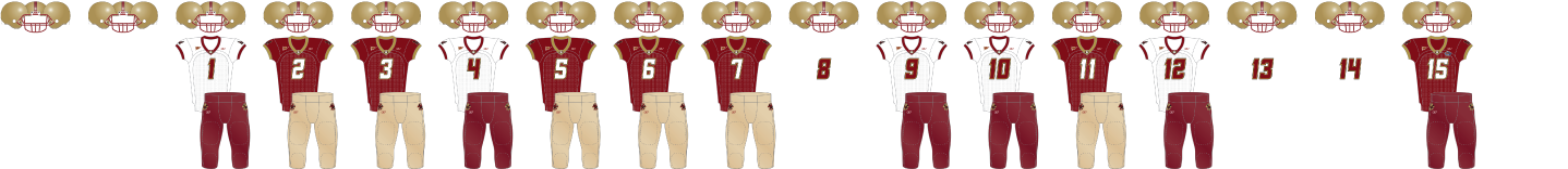 2005 Boston College Uniform Combinations