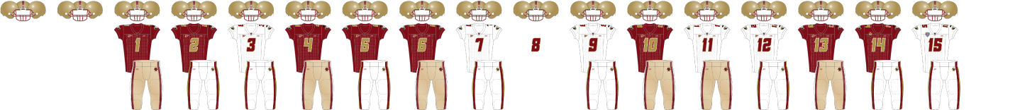 2007 Boston College Uniform Combinations