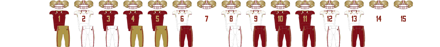 2011 Boston College Uniform Combinations
