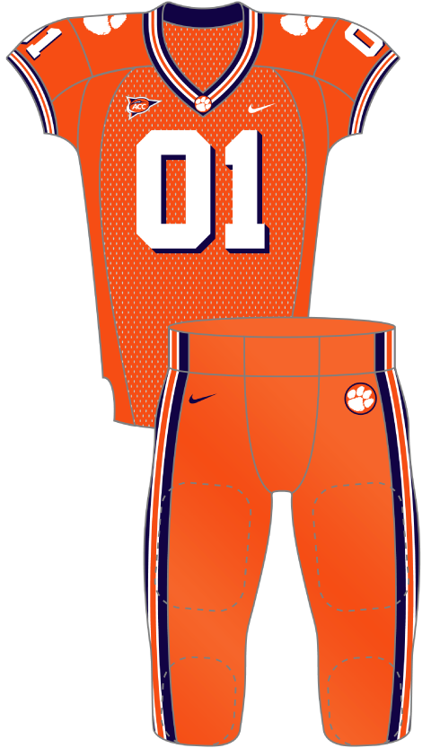 clemson 2001 orange